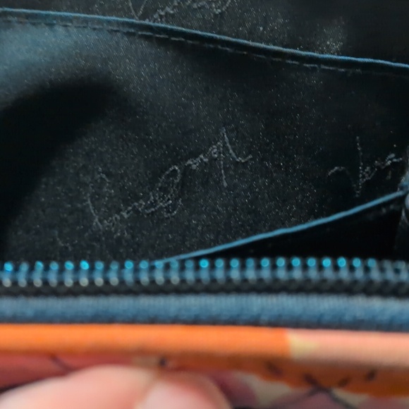 Vera Bradley Floral Patterned Wristlet Wallet - Picture 4 of 8